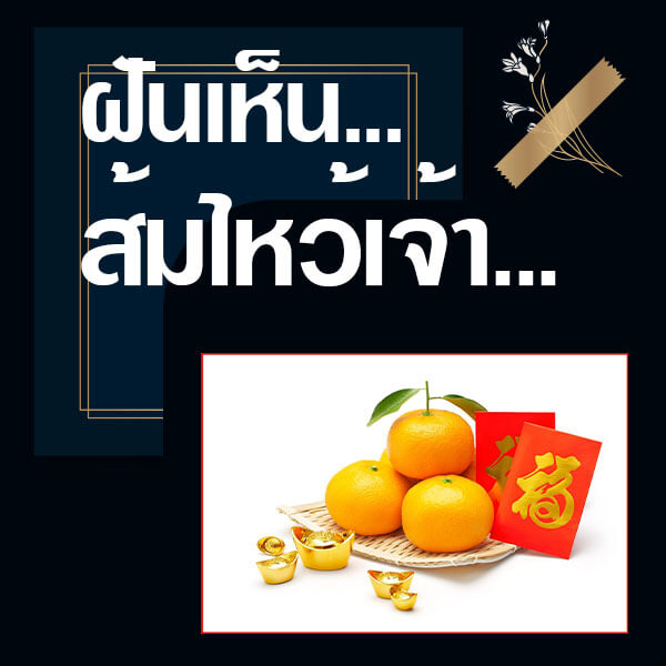 หวย 24 ฝันเห็นส้มไหว้เจ้า